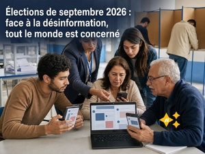 Élections de septembre 2026 : face à la désinformation, tout le monde est concerné Élections de septembre 2026 : face à la désinformation, tout le monde est concerné