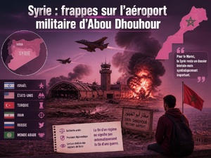 Syrie : frappes sur l’aéroport militaire d’Abou Dhouhour Syrie : frappes sur l’aéroport militaire d’Abou Dhouhour