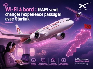 Wi-Fi à bord : RAM veut changer l’expérience passager avec Starlink