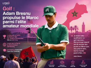 Golf : Adam Bresnu propulse le Maroc parmi l’élite amateur mondiale