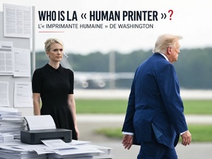 Natalie Harp, l’« imprimante humaine » devenue filtre du président Trump Natalie Harp, l’« imprimante humaine » devenue filtre du président Trump