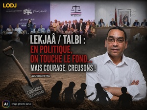 ​Lekjaâ / Talbi : en politique, on touche le fond… mais courage, creusons !