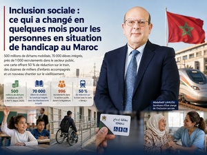 Inclusion sociale : ce qui a changé en quelques mois pour les personnes en situation de handicap au Maroc Inclusion sociale : ce qui a changé en quelques mois pour les personnes en situation de handicap au Maroc