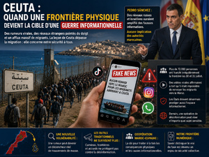 Ceuta : quand une frontière physique devient la cible d’une guerre informationnelle Ceuta : quand une frontière physique devient la cible d’une guerre informationnelle