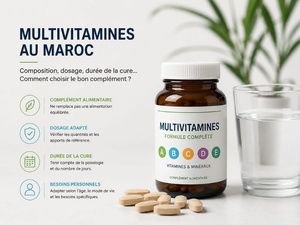 Multivitamines au Maroc : ce qu’elles contiennent vraiment et comment choisir sans se laisser piéger Multivitamines au Maroc : ce qu’elles contiennent vraiment et comment choisir sans se laisser piéger