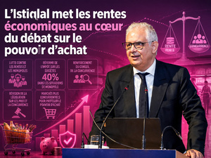 L’Istiqlal met les rentes économiques au cœur du débat sur le pouvoir d’achat L’Istiqlal met les rentes économiques au cœur du débat sur le pouvoir d’achat