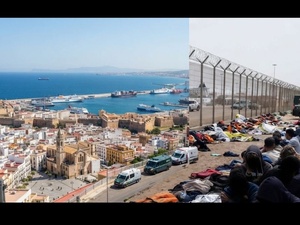Ceuta : après la frontière et les réseaux sociaux, la crise gagne maintenant la rue Ceuta : après la frontière et les réseaux sociaux, la crise gagne maintenant la rue