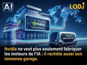 Nvidia ne veut plus seulement fabriquer les moteurs de l’IA : il rachète aussi son immense garage Nvidia ne veut plus seulement fabriquer les moteurs de l’IA : il rachète aussi son immense garage