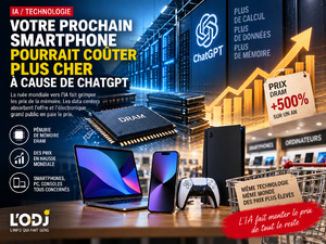 Votre prochain smartphone pourrait coûter plus cher à cause de ChatGPT 