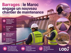Barrages : le Maroc engage un nouveau chantier de maintenance