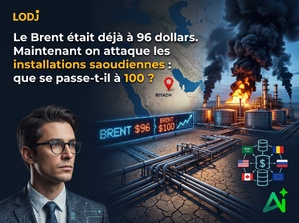 ​Le Brent était déjà à 96 dollars. Maintenant on attaque les installations saoudiennes : que se passe-t-il à 100 ?