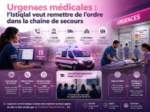 Urgences médicales : l’Istiqlal veut remettre de l’ordre dans la chaîne de secours Urgences médicales : l’Istiqlal veut remettre de l’ordre dans la chaîne de secours