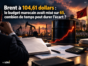 Brent à 104,61 dollars : le budget marocain avait misé sur 65, combien de temps peut durer l’écart ?