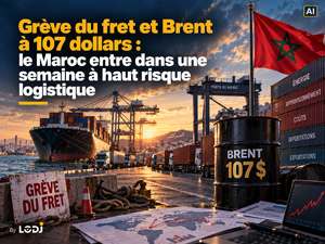 Grève du fret et Brent à 107 dollars : le Maroc entre dans une semaine à haut risque logistique
