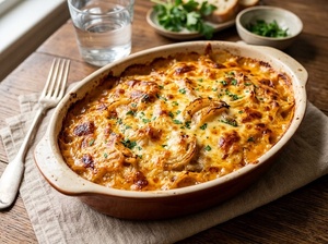 Le gratin d’oignons ultra fondant qu’on rêve de sortir du four