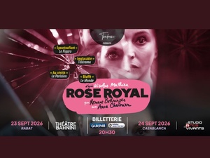 « Rose Royal » : Tendansia ouvre sa saison entre Rabat et Casablanca avec Anne Charrier
