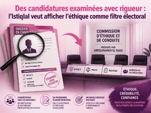 Des candidatures examinées avec rigueur : l’Istiqlal veut afficher l’éthique comme filtre électoral