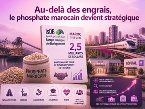 Au-delà des engrais, le phosphate marocain devient stratégique Au-delà des engrais, le phosphate marocain devient stratégique