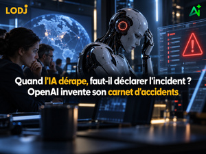 Quand l'IA dérape, faut-il déclarer l'incident ? OpenAI invente son carnet d'accidents Quand l'IA dérape, faut-il déclarer l'incident ? OpenAI invente son carnet d'accidents