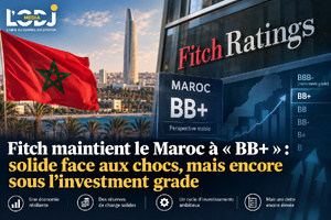 Fitch maintient le Maroc à « BB+ » : solide face aux chocs, mais encore sous l’investment grade