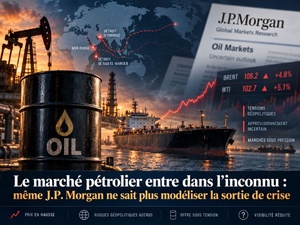 ​Le marché pétrolier entre dans l’inconnu : même J.P. Morgan ne sait plus modéliser la sortie de crise
