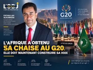 ​Fathallah Sijilmassi au G20 : un Marocain chargé d’aider l’Afrique à transformer sa chaise en voix