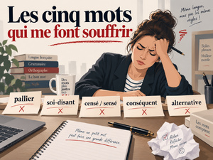 Les cinq mots qui me font souffrir Les cinq mots qui me font souffrir