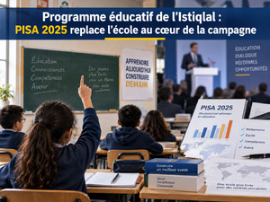 Programme éducatif de l’Istiqlal : PISA 2025 replace l’école au cœur de la campagne Programme éducatif de l’Istiqlal : PISA 2025 replace l’école au cœur de la campagne