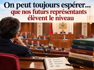On peut toujours espérer… que nos futurs représentants élèvent le niveau