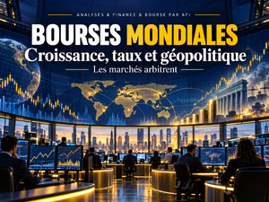Bourses : « Les marchés arbitrent entre croissance, taux et géopolitique »