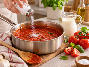 Sauce trop salée : oubliez le sucre, voici ce qui fonctionne vraiment Sauce trop salée : oubliez le sucre, voici ce qui fonctionne vraiment