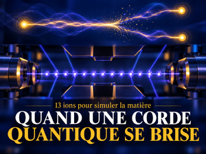 Un ordinateur quantique simule la rupture d’une « corde » et l’apparition de nouvelles particules Un ordinateur quantique simule la rupture d’une « corde » et l’apparition de nouvelles particules