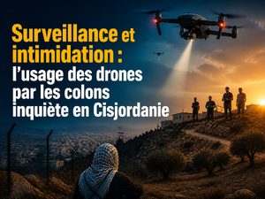 Surveillance et intimidation : l’usage des drones par les colons inquiète en Cisjordanie Surveillance et intimidation : l’usage des drones par les colons inquiète en Cisjordanie
