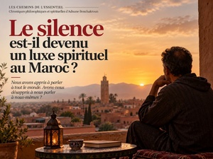 Les chemins de l’essentiel : Le silence est-il devenu un luxe spirituel au Maroc ?