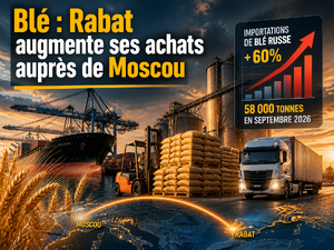 Blé : Rabat augmente ses achats auprès de Moscou