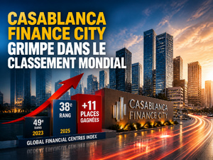 Casablanca Finance City grimpe dans le classement mondial Casablanca Finance City grimpe dans le classement mondial