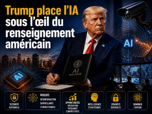 Trump place l’IA sous l’œil du renseignement américain