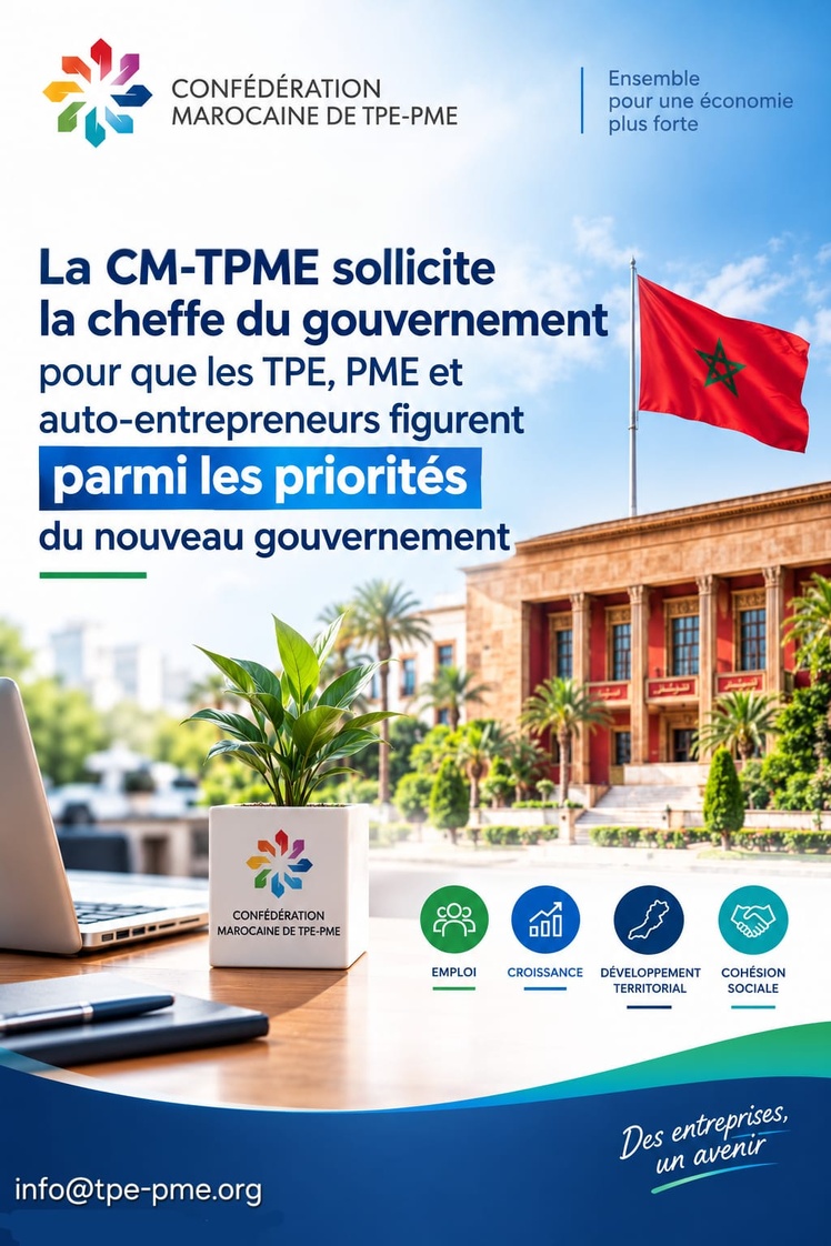 TPE-PME : la CM-TPME appelle le nouveau gouvernement à en faire une priorité nationale TPE-PME : la CM-TPME appelle le nouveau gouvernement à en faire une priorité nationale