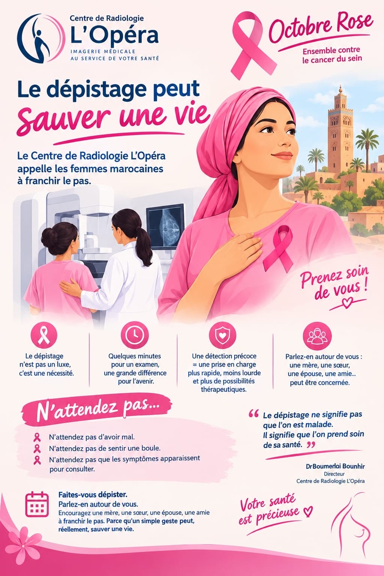 Octobre Rose : « Le dépistage peut sauver une vie » Octobre Rose : « Le dépistage peut sauver une vie »