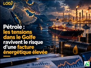 Pétrole : les tensions dans le Golfe ravivent le risque d’une facture énergétique élevée