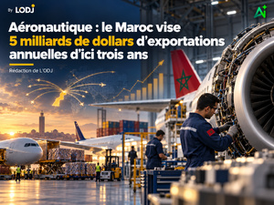 Aéronautique : le Maroc vise 5 milliards de dollars d'exportations annuelles d'ici trois ans Aéronautique : le Maroc vise 5 milliards de dollars d'exportations annuelles d'ici trois ans