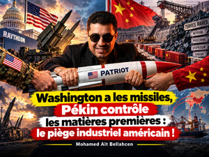 Washington a les missiles, Pékin contrôle les matières premières : le piège industriel américain ! Washington a les missiles, Pékin contrôle les matières premières : le piège industriel américain !