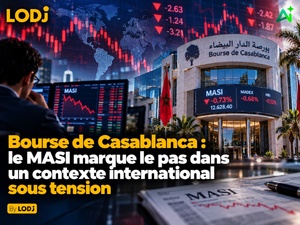 Bourse de Casablanca : le MASI marque le pas dans un contexte international sous tension Bourse de Casablanca : le MASI marque le pas dans un contexte international sous tension