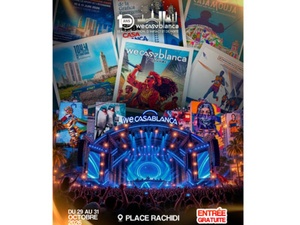 WeCasablanca Festival 2026 : trois soirées de musique gratuite à la Place Rachidi WeCasablanca Festival 2026 : trois soirées de musique gratuite à la Place Rachidi