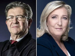 Présidentielle française : Le Pen en tête, Mélenchon en embuscade