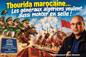 Tbourida marocaine… Les généraux algériens veulent aussi monter en selle ! Tbourida marocaine… Les généraux algériens veulent aussi monter en selle !