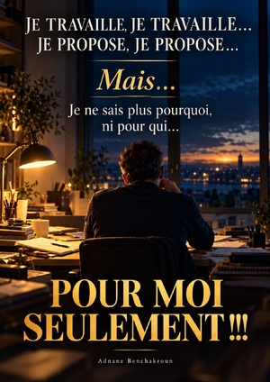 Je travaille, je propose… mais pour qui ? Je travaille, je propose… mais pour qui ?