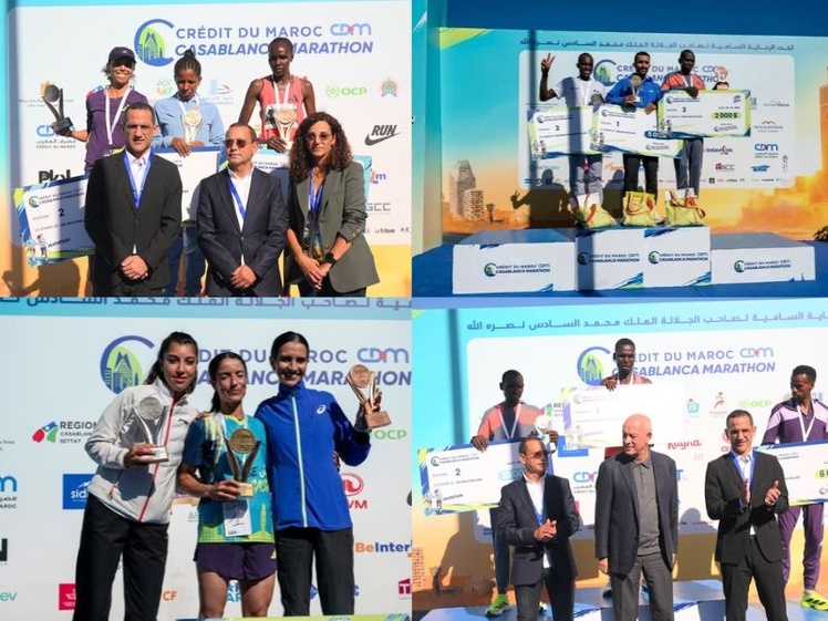 Marathon de Casablanca 2026 : trois records battus et près de 9 000 coureurs à l’arrivée