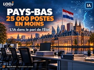 Pays-Bas : 25 000 postes publics en moins, quel rôle pour l’IA ?