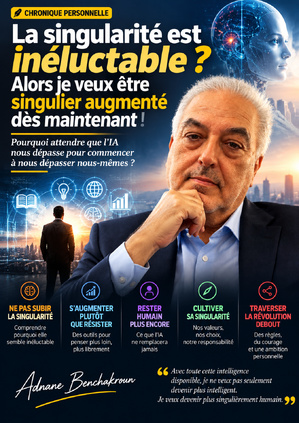 LA SINGULARITÉ EST INÉLUCTABLE ? ALORS JE VEUX ÊTRE SINGULIER AUGMENTÉ DÈS MAINTENANT ! LA SINGULARITÉ EST INÉLUCTABLE ? ALORS JE VEUX ÊTRE SINGULIER AUGMENTÉ DÈS MAINTENANT !
